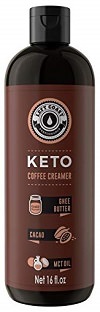 Bottle of Left Coast Keto Coffee Creamer